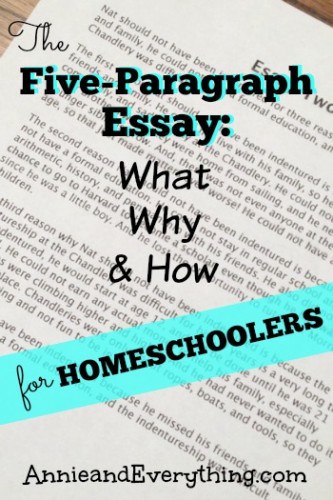 Trying to teach the five-paragraph essay in your homeschool? Here's what we do!