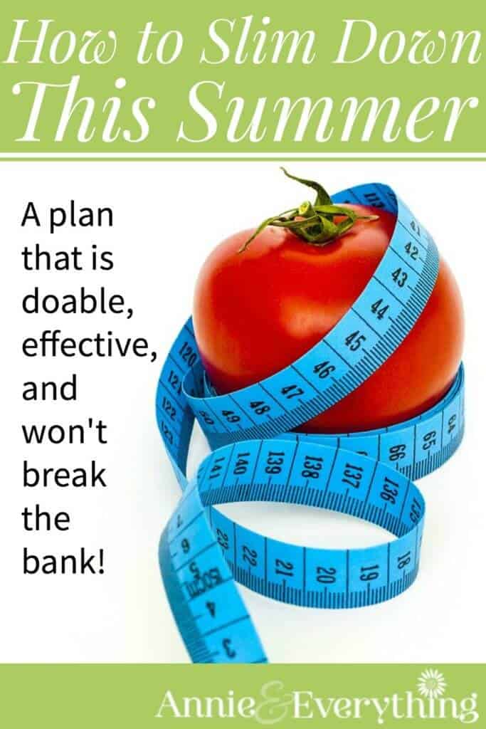 Want to look slimmer in hot-weather fashions? This summer fitness plan is very easy to implement and is also low-cost. In just two weeks I've seen a noticeable difference in how my clothes fit!