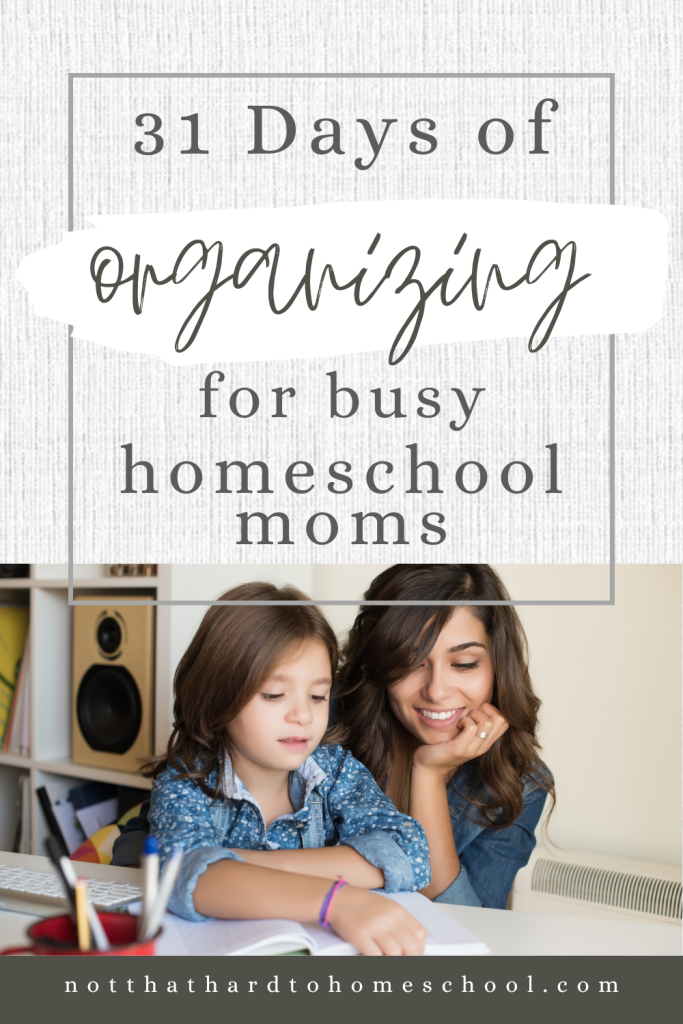January is the perfect time for a fresh start. These 31 days of simple organizing tips are designed for easy implementation—no pressure, just practical steps that bring calm to homeschool and home life.