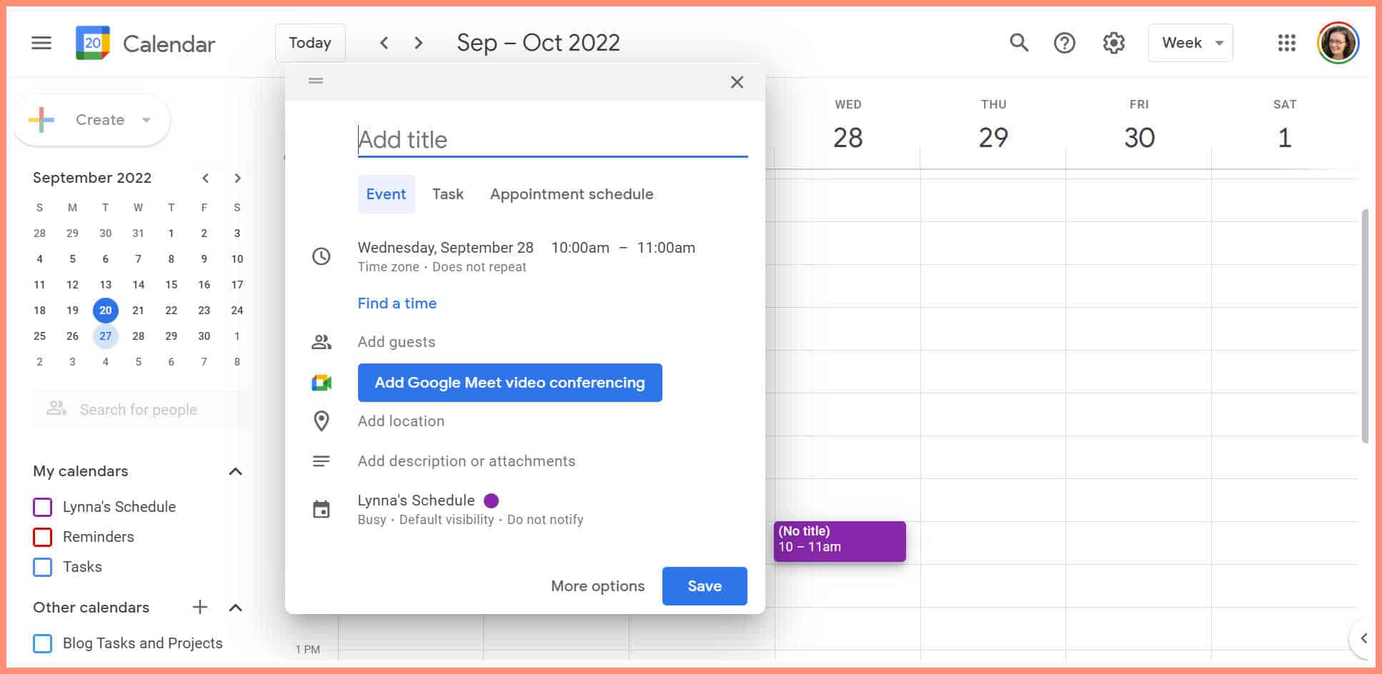 Addtime Button Google Calendar Using Google Calendar with Your Teen to Communicate and Coordinate ...