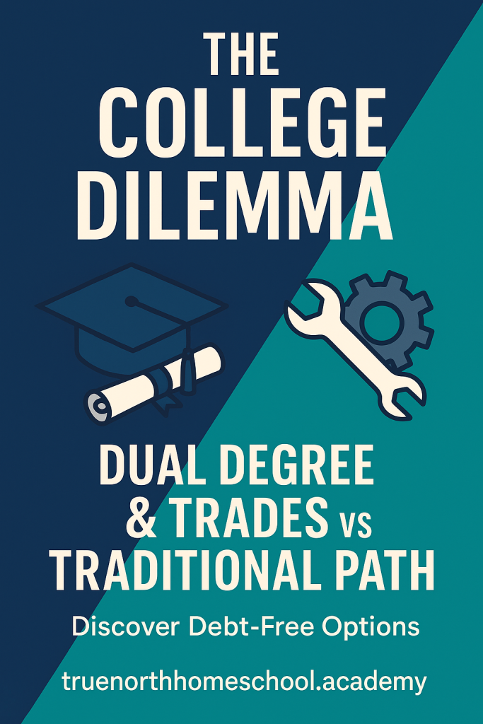 Discover how homeschool teens can graduate high school with an accredited bachelor’s—or a trades-ready diploma—without six-figure debt or ideological compromise.