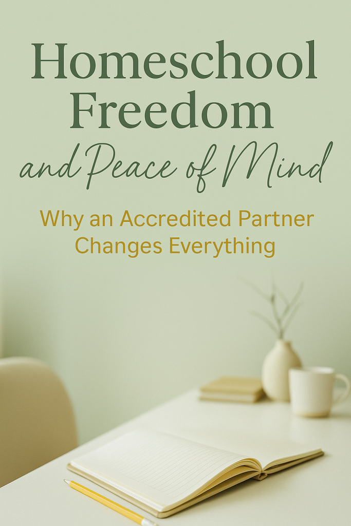 Homeschool Freedom and Peace of Mind: Why an Accredited Partner Changes Everything
