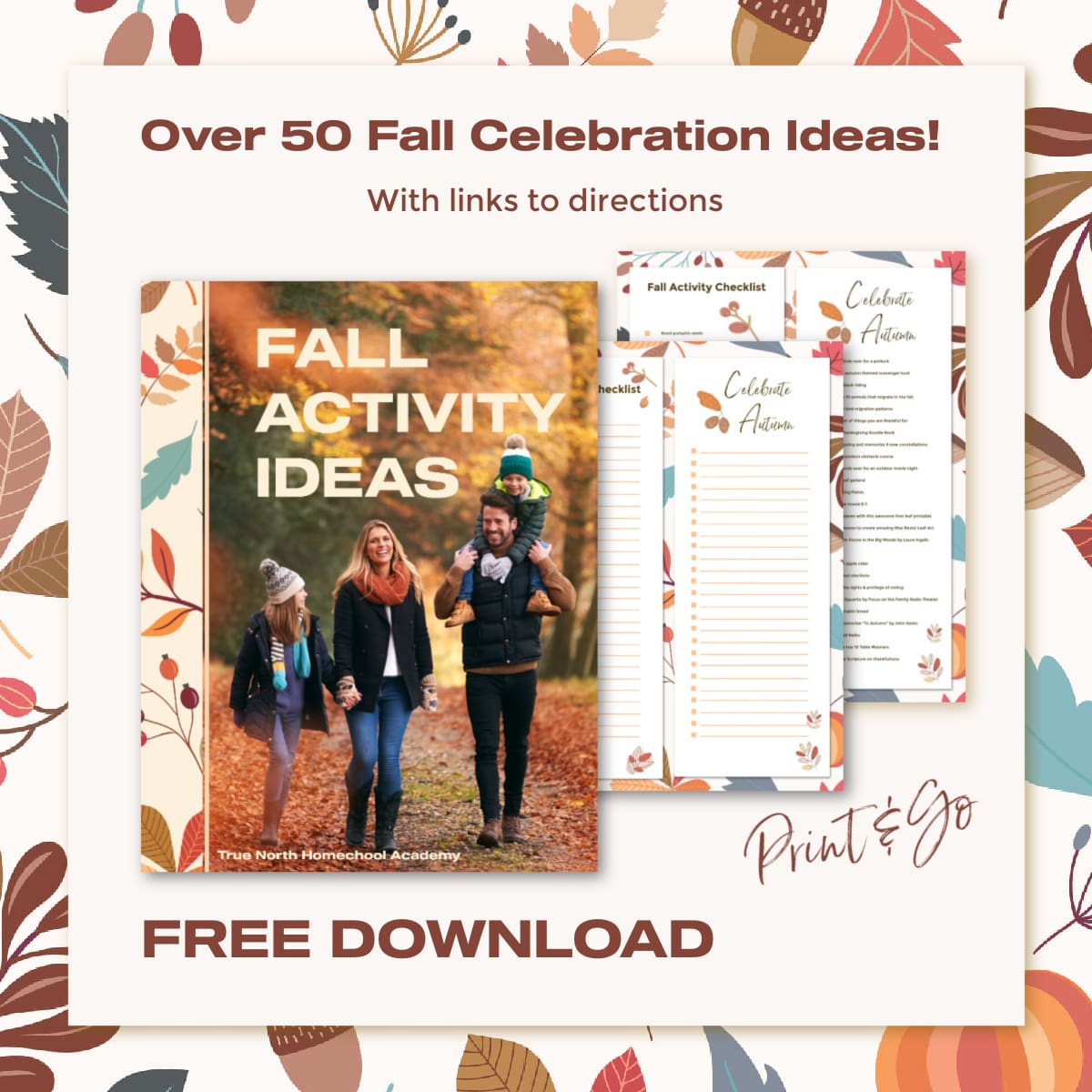 Printable Fall Activity List