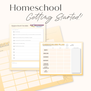 Homeschool Getting Started Printables