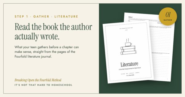 Featured image: Read the book the author actually wrote. The Gather step for high school literature.